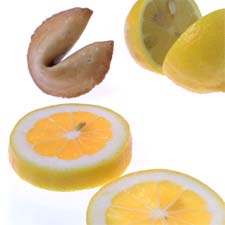 Lemon Fortune Cookies