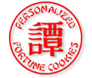 Personalized-fortune-cookies.com offers you inexpensive personalized fortune cookies